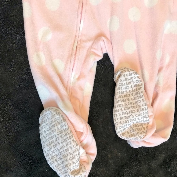 Set of 2 Carter's Pink Footed Sleepers - Picture 7 of 9